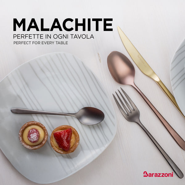 Malachite Polished Bronze - 24-Piece Cutlery Set