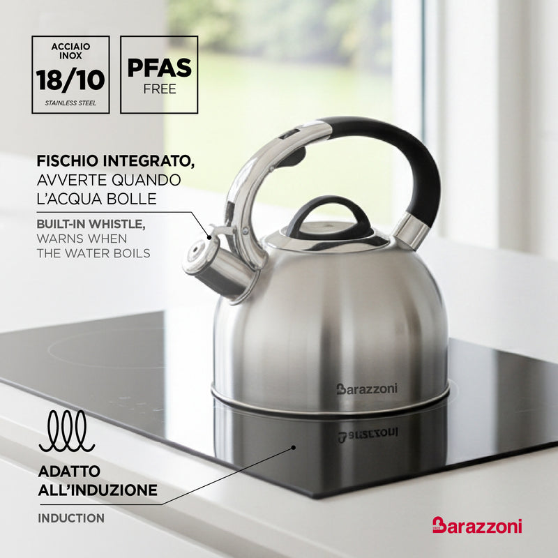 Glossy black kettle