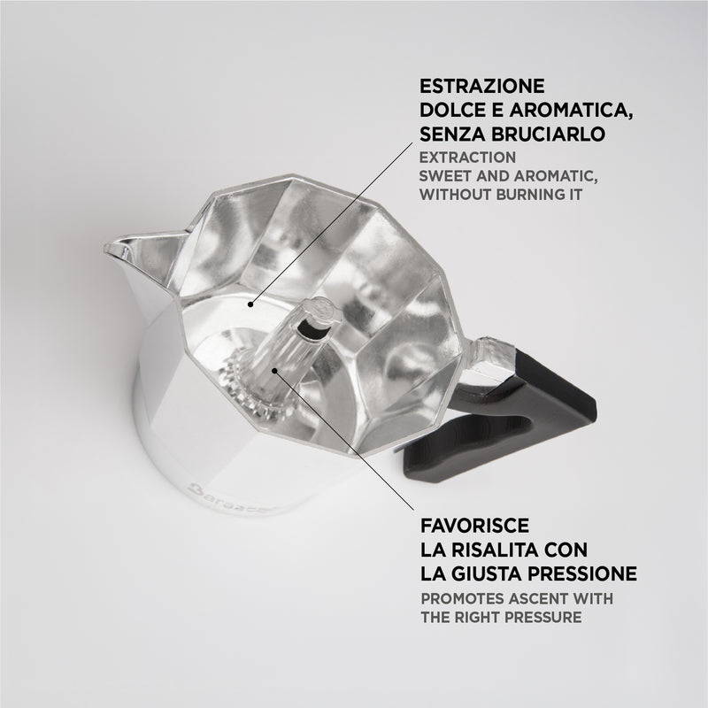 Caffettiera Alluminio - rossa