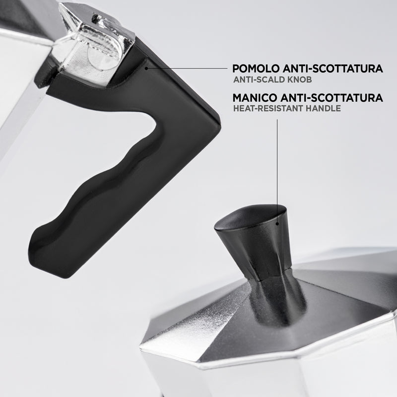 Caffettiera Alluminio - rossa