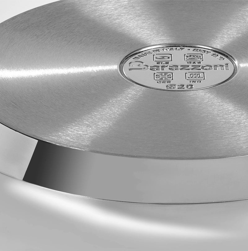 Basic stainless steel - set of 2 pans 24/28 cm