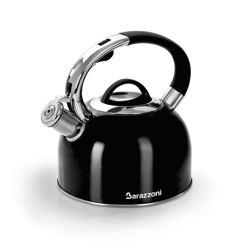 Glossy black kettle