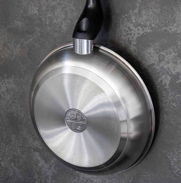 Set inox 2 pezzi - Padelle 20 cm + 24 cm