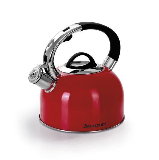 Glossy red kettle