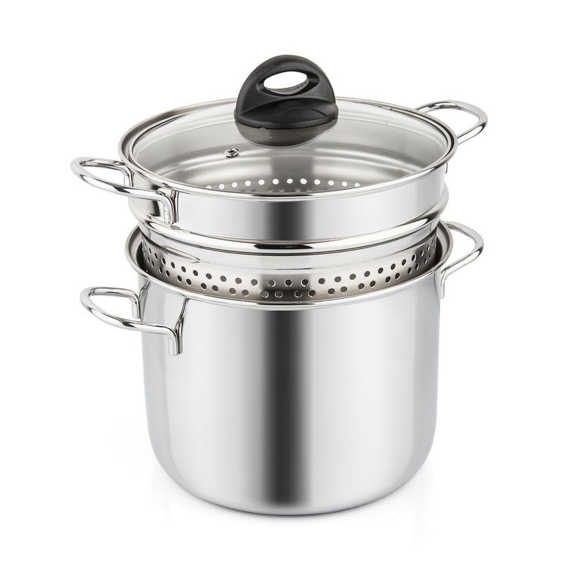 Bottomless thermo-diffusing spaghetti pot