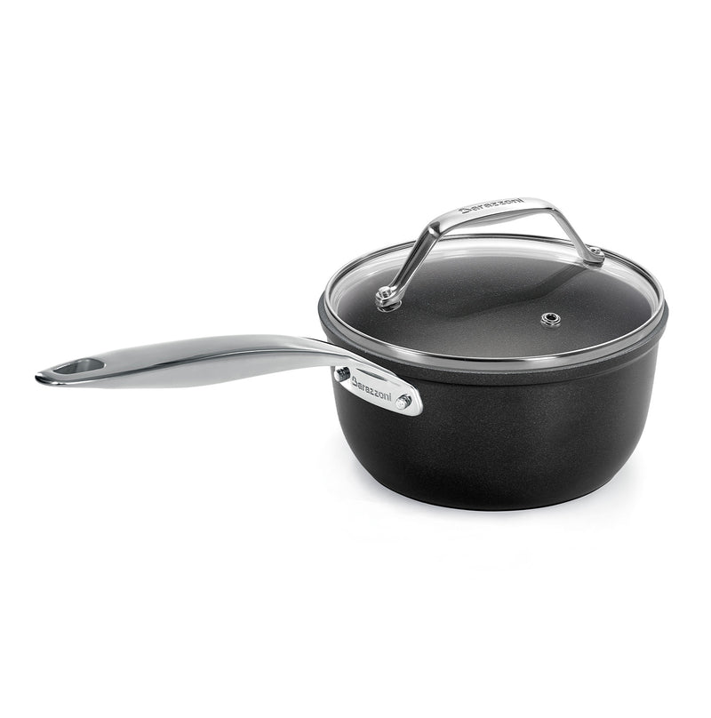 Casseruola manico lungo con coperchio