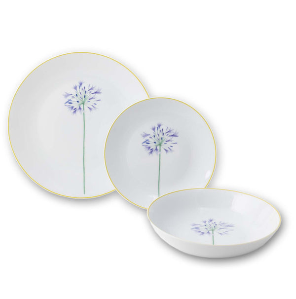 Flower Field Lily - set of 3 plates