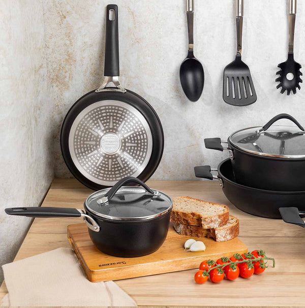 Set antiaderente 2 pezzi - Padella 24 cm + Wok 28 cm