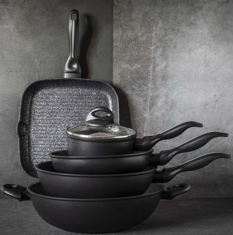 Set antiaderente 2 pezzi - Padelle 20 cm + 24 cm
