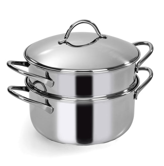 Bottomless steam set with heat diffuser