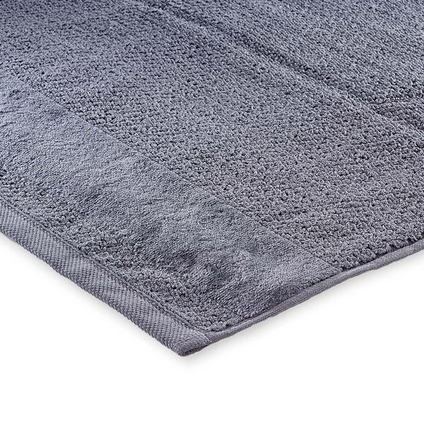 Double Twist - anthracite guest towel