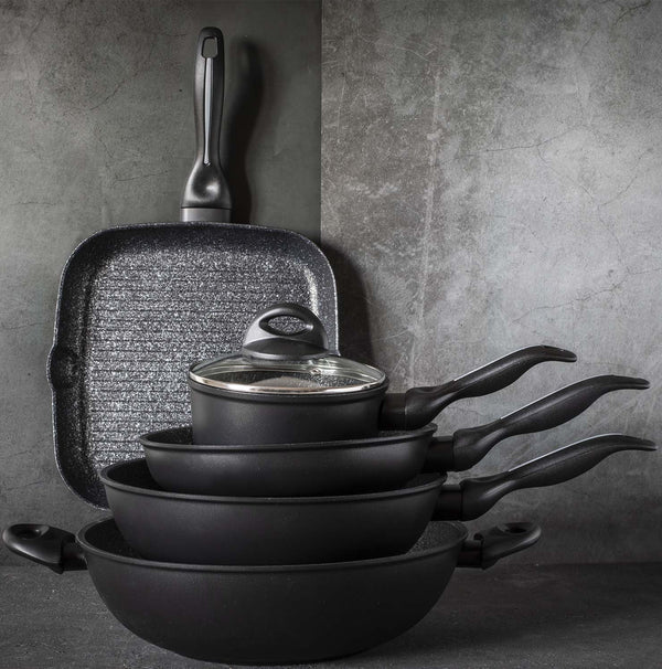 Tris antiaderente - set padelle cm  20/24/28