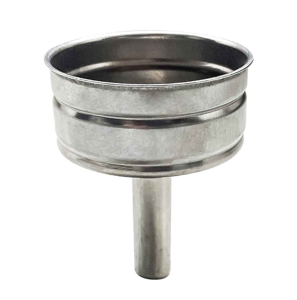 Stainless steel funnel for coffee maker