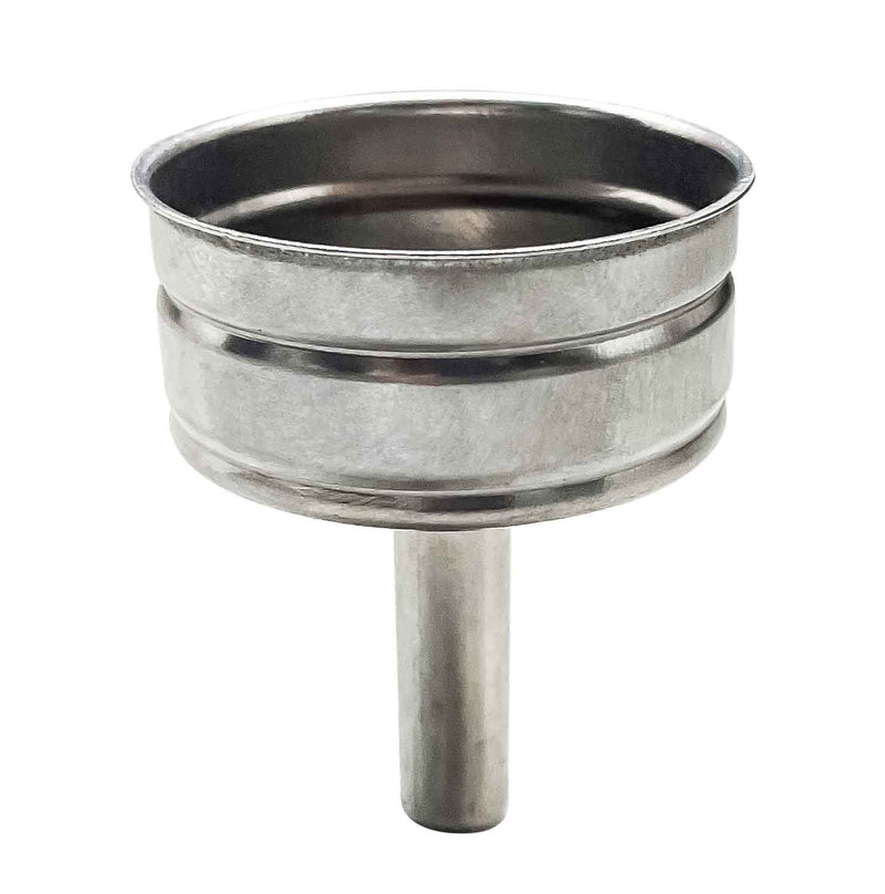 Stainless steel funnel for coffee maker