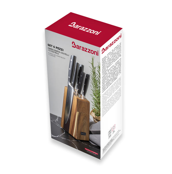 Knife block + 5 knives